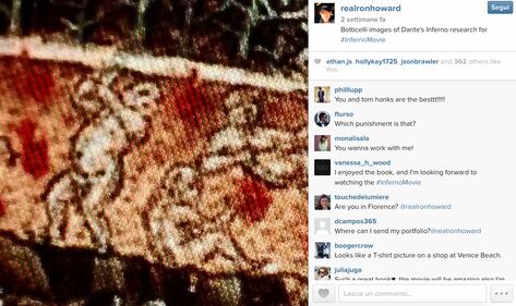 Ron Howard inizia a lavorare a Inferno, da Firenze 14