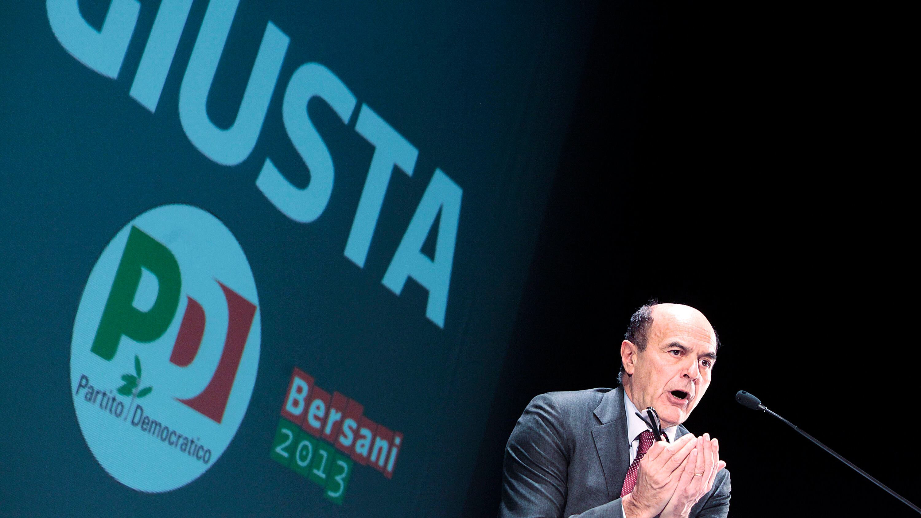 Bersani trema e lavora all'ammucchiata