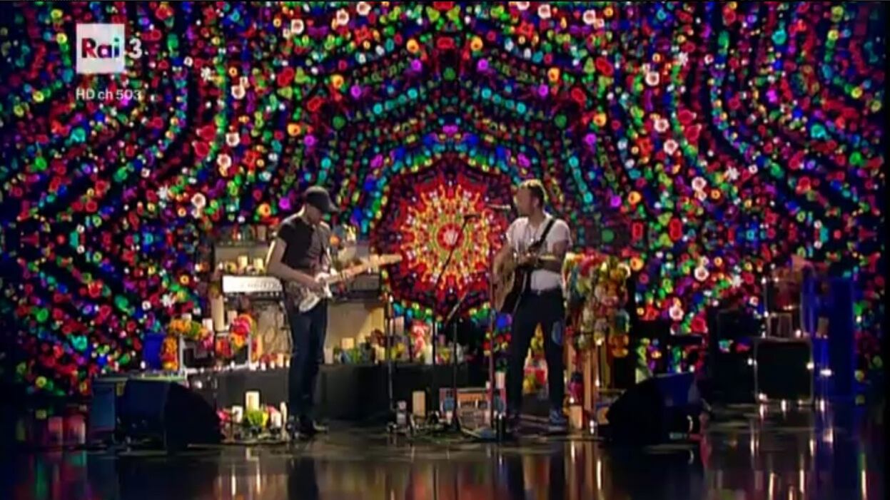 Matteo Renzi a "Che tempo che fa" subito dopo i Coldplay