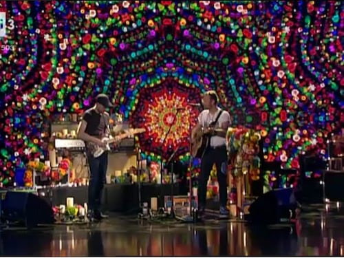 Matteo Renzi a "Che tempo che fa" subito dopo i Coldplay