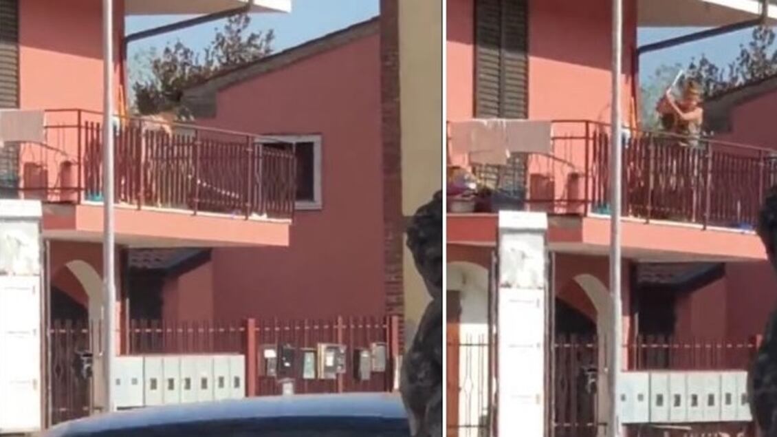 Bastona il cane sul balcone: denunciata per maltrattamenti