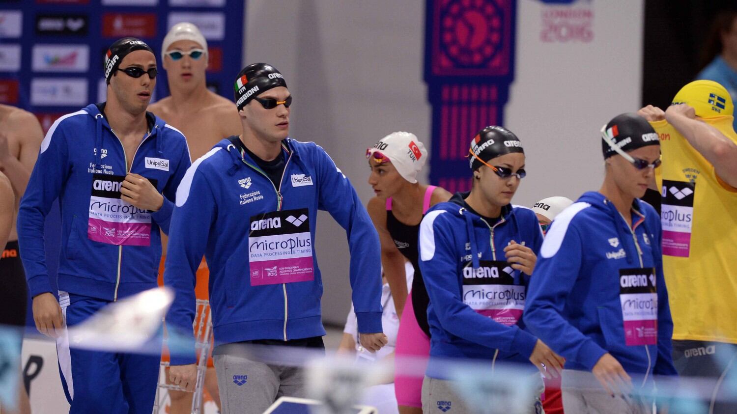 Europei nuoto, la staffetta italiana non va oltre il quinto posto