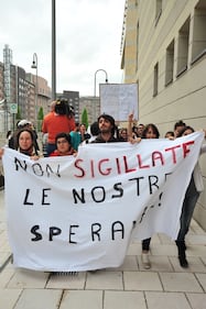 Università San Raffaele, occupazione degli studenti 1