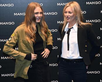 Cara Delevingne e Kate Moss a Milano, folla in delirio 16