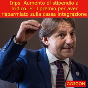 Ecco la satira del giorno. Tridico si aumenta lo stipendio 1