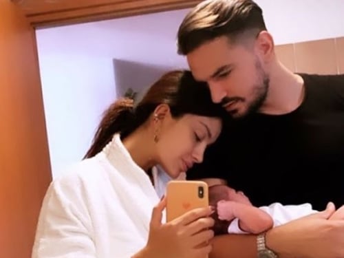 Rosa Perrotta e Pietro Tartaglione festeggiano il primo mese del loro Domenico