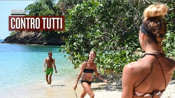 Isola dei Famosi, è scontro tra Luca e Soleil per il coccogate