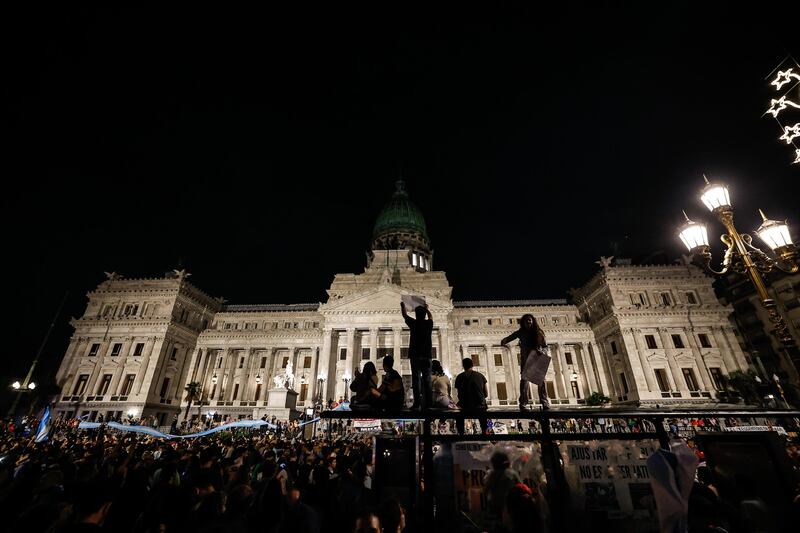 Le proteste a Buenos Aires contro il presidente Javier Milei 2