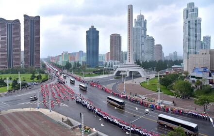 Grande festa a Pyongyang per il sesto test nucleare 8