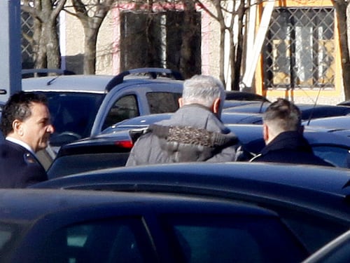 Formigoni arriva al carcere di Bollate