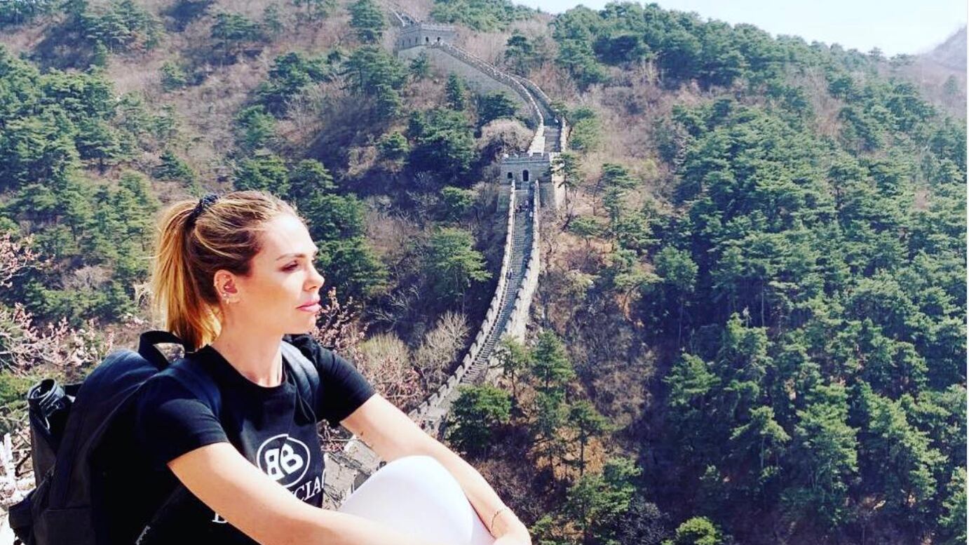 Ilary Blasi senza Totti scappa in Cina