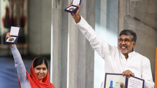 Malala e Kailash Satyarthi ritirano il Nobel per la pace 5
