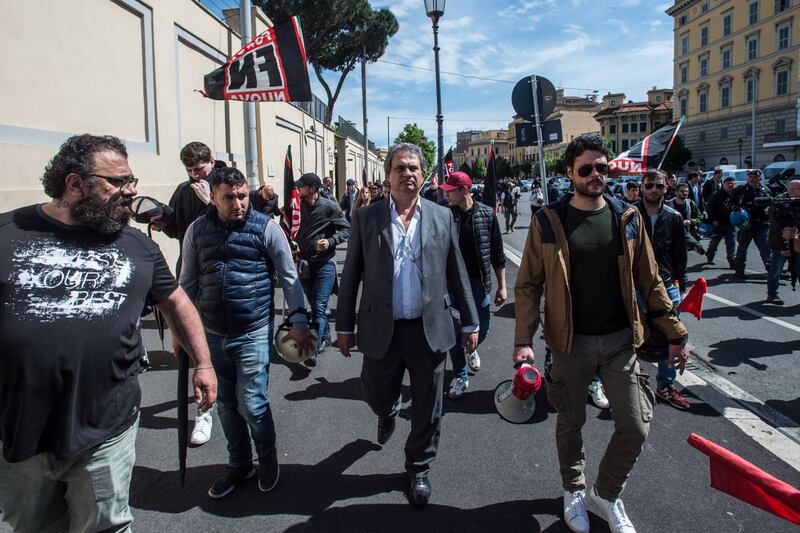Il corteo di Forza Nuova contro Lucano 9