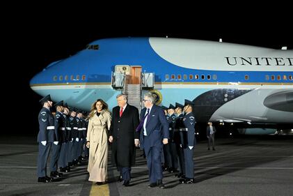 Trump a corte di Re Carlo III 12