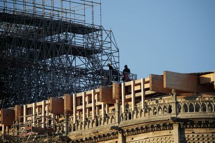 I lavori della Cattedrale di Notre Dame 5
