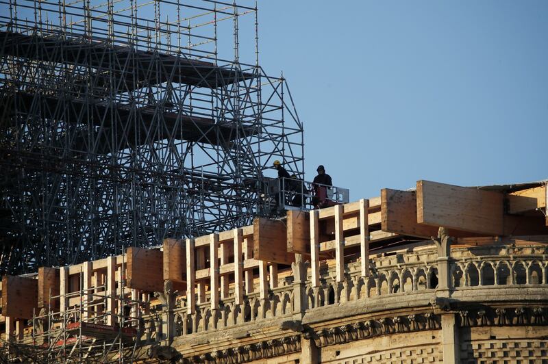 I lavori della Cattedrale di Notre Dame 5