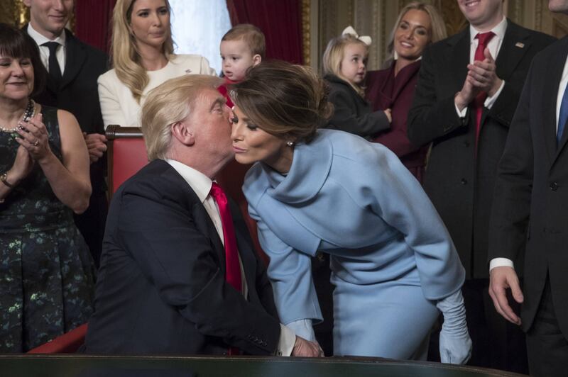 Melania e Donald Trump, coppia presidenziale 11