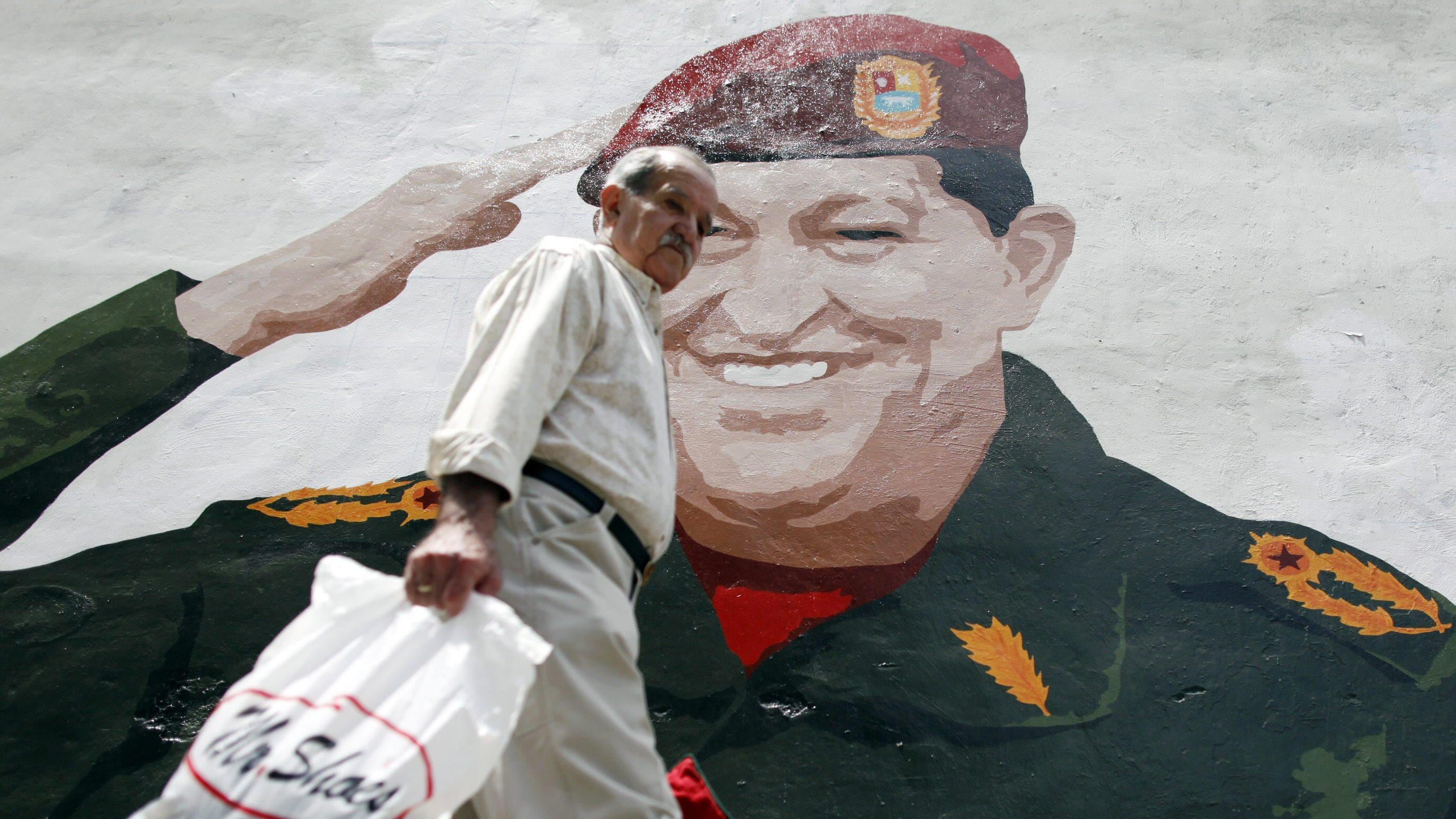 Quell'omaggio sulla tomba di Chavez