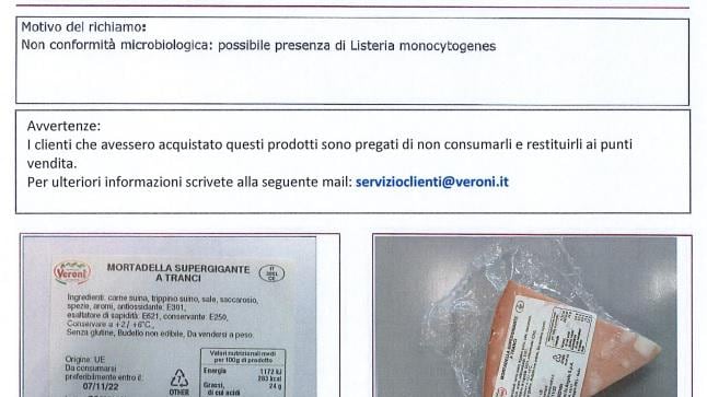 Listeria nella mortadella: ecco i prodotti segnalati dal ministero