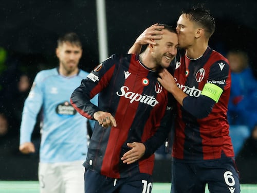 Il Bologna vola anche in Europa League: ribalta il Celta Vigo con la doppietta di Bernardeschi