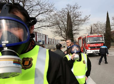 Allarme, nube tossica a Barcellona 3