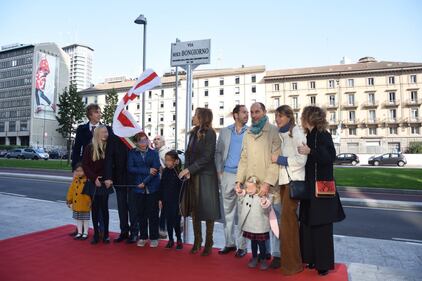 L'inaugurazione di via Mike Bongiorno 2