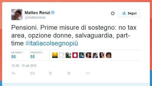 I tweet di Renzi 1