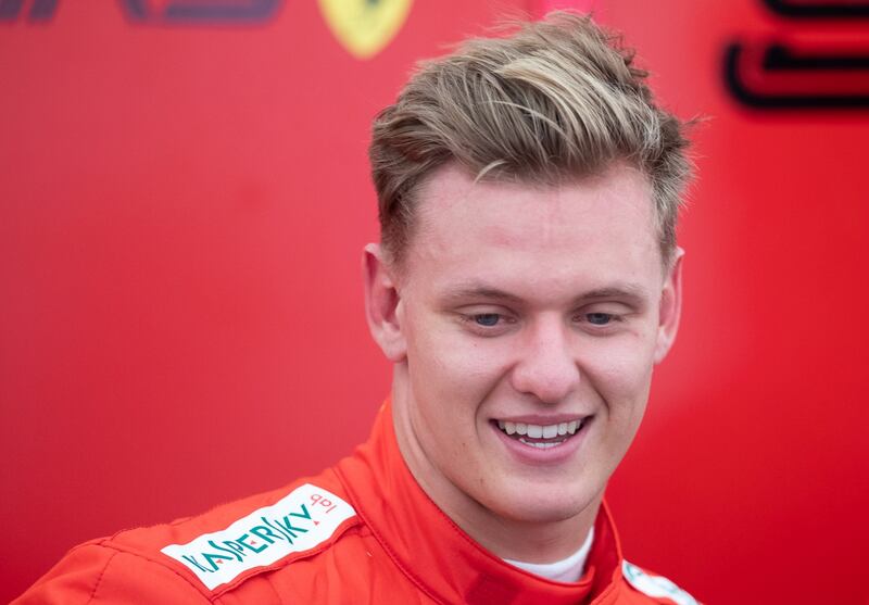Mick Schumacher sulla Ferrari del papà: le foto più belle 2