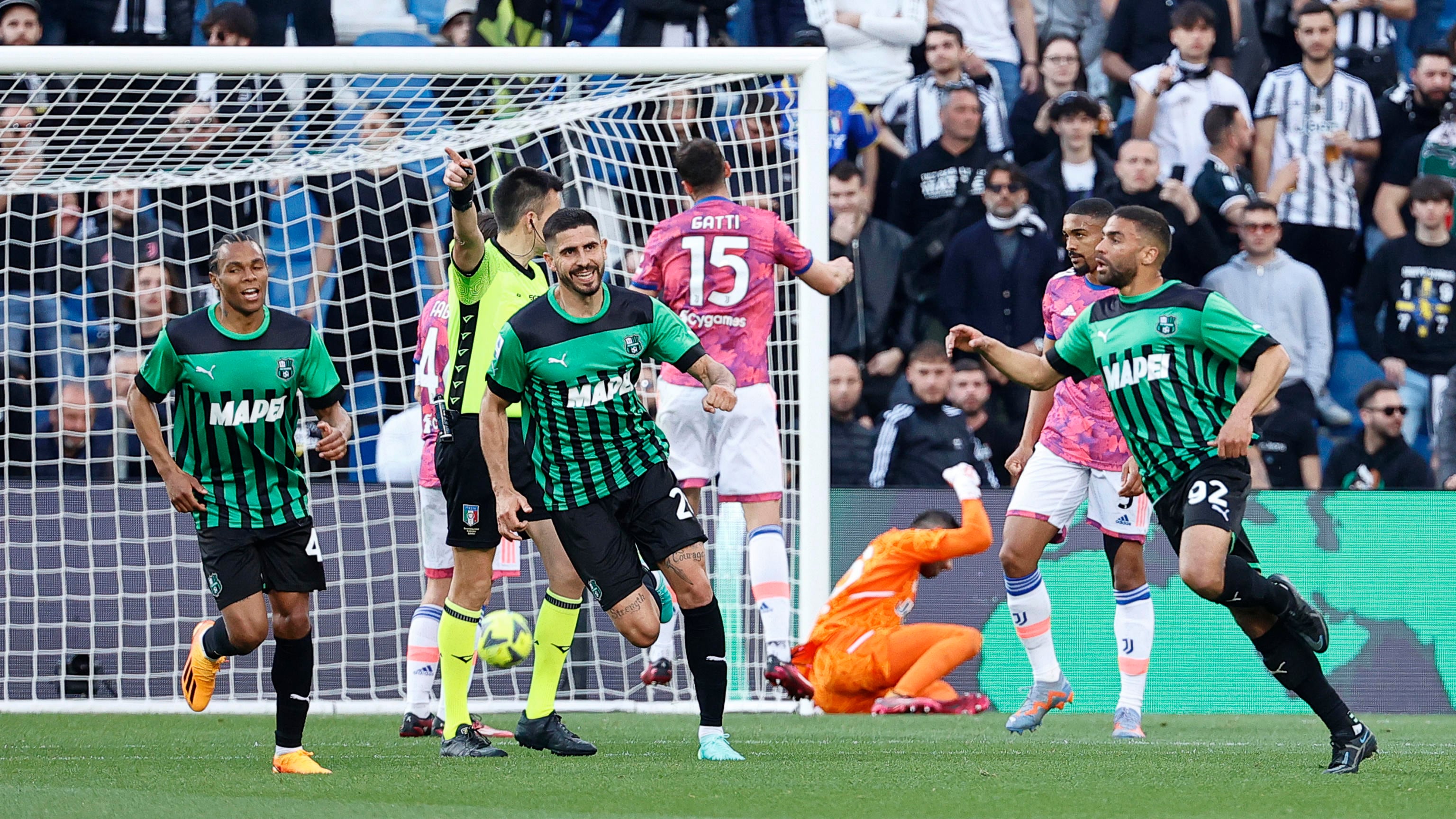 Sbaglia anche la Juventus: Defrel vale l’1-0 del Sassuolo