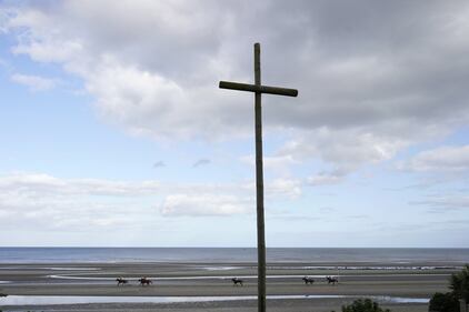 La corsa dei cavalli sulla spiaggia di Laytown 4
