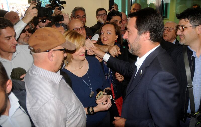 Matteo Salvini inaugura il nuovo commissariato di polizia di Corleone 2