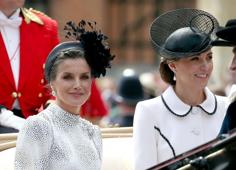 Kate Middleton alla parata per l'Ordine della Giarrettiera: foto 10