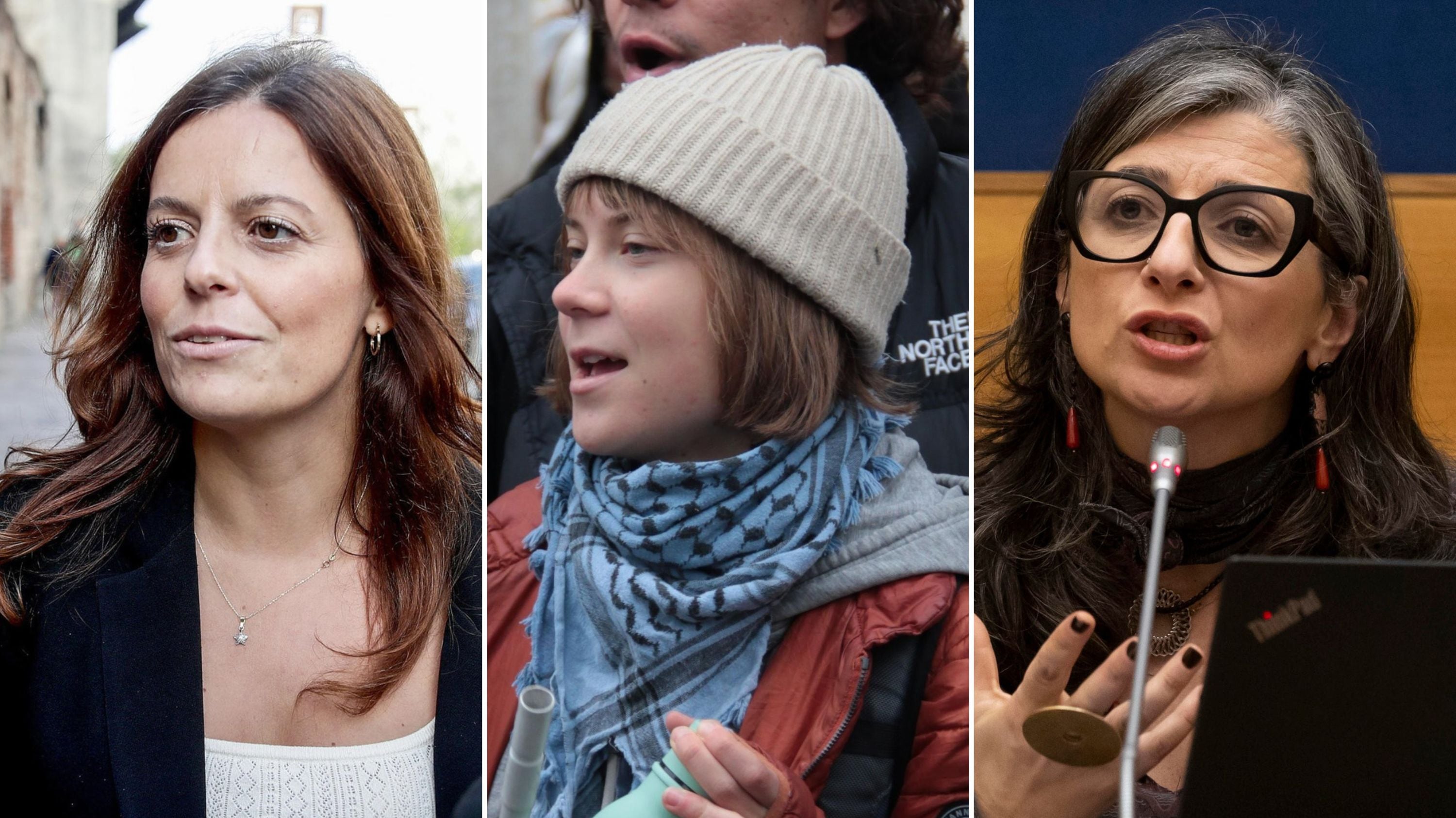 Ilaria Salis, Greta Thunberg, Francesca Salvatore