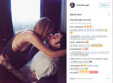 Chiara Ferragni, bacio hot con Fedez su Instagram 3