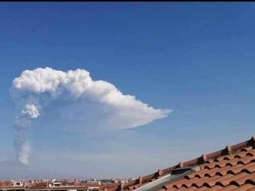 La "fiamma" dell'Etna