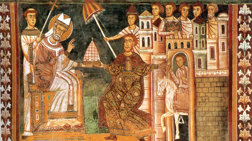 Donazione di Costantino un regalo romanzesco