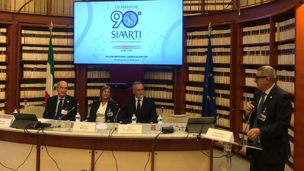 Schillaci: "90 anni Siaarti traguardo lunga storia di crescita e innovazione"