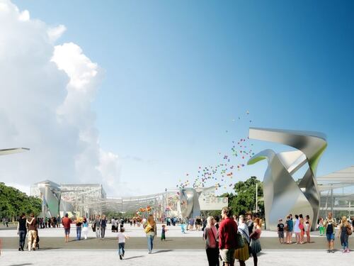 I Portali di Expo, ecco le maxi sculture firmate da Libeskind