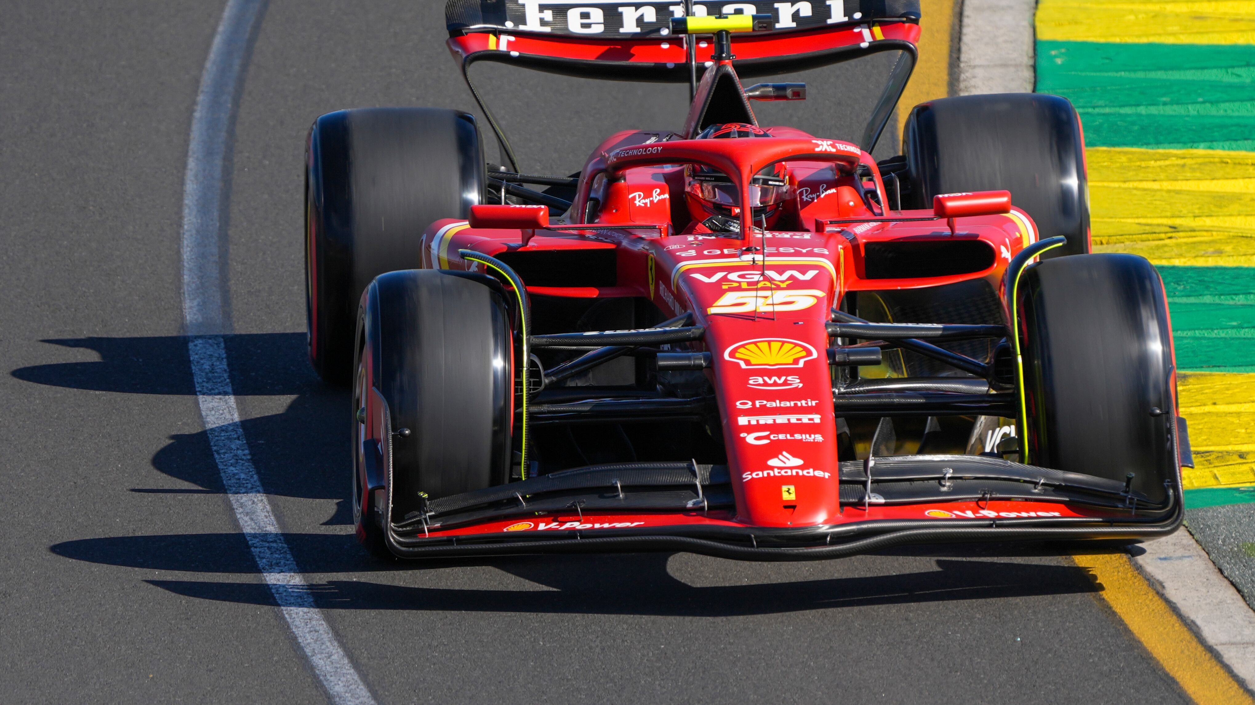 F1, GP Australia: capolavoro Ferrari, è doppietta. Vince Sainz, Leclerc secondo