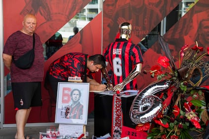 Il tributo a Franco Baresi