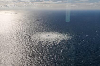 Le immagini del guasto del gasdotto Nord Stream 2