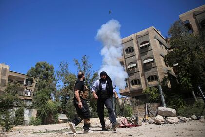 Siria, un iPad per calibrare il mortaio 1