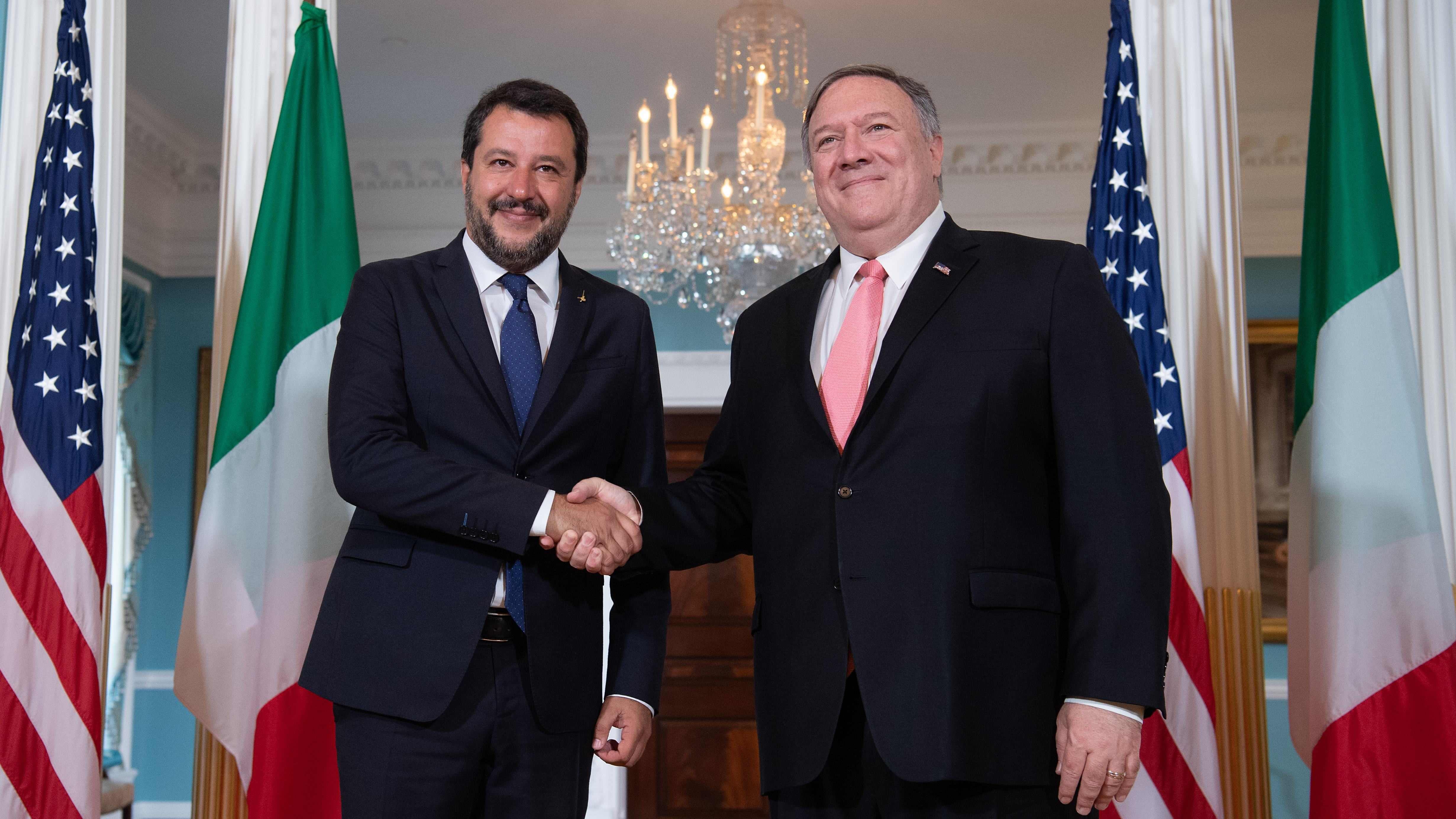 Salvini negli Usa fa il premier e salda l'asse con Trump