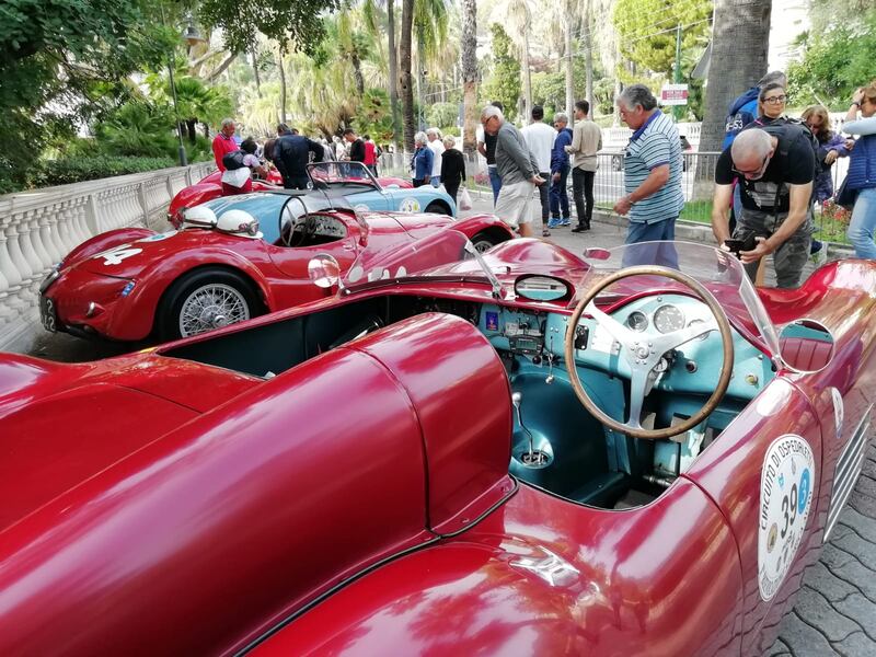 A Ospedaletti la rievocazione del Gran Premio di Sanremo con i bolidi d'epoca 8