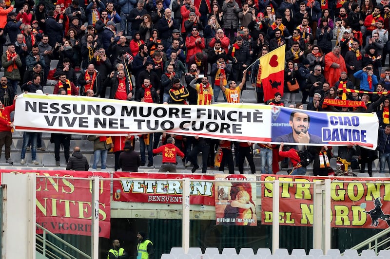 L'omaggio della Fiorentina a Davide Astori 11