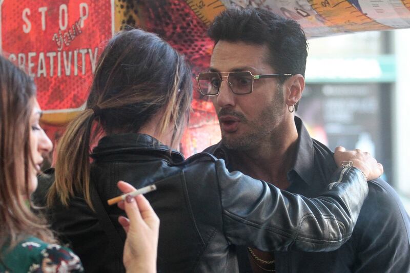 Fabrizio Corona a un party 17