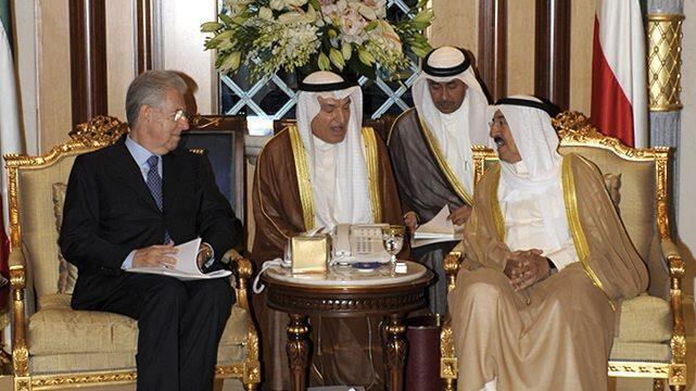 Monti in Kuwait: "Sbaglia chi pensa a svendita dell'Italia"