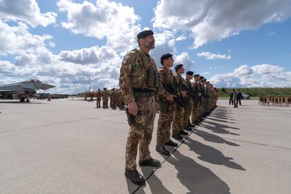 Cerimonia di rientro della Polonia dalla Task Force Air 4th Wing 4
