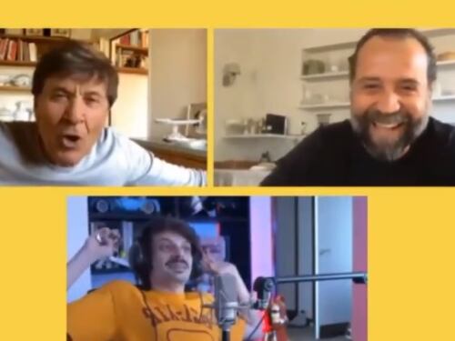 Gianni Morandi avverte Rovazzi: "Se non fai una cosa con me sei morto"