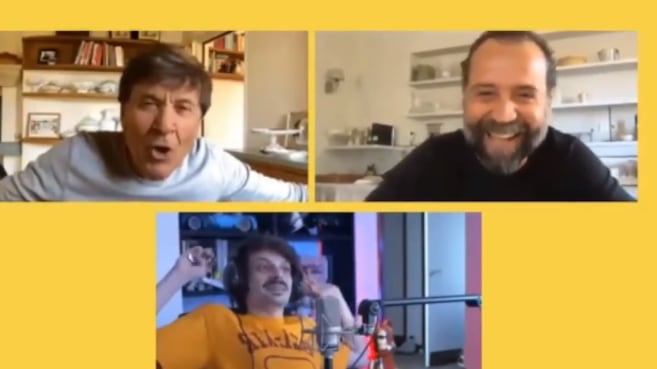 Gianni Morandi avverte Rovazzi: "Se non fai una cosa con me sei morto"
